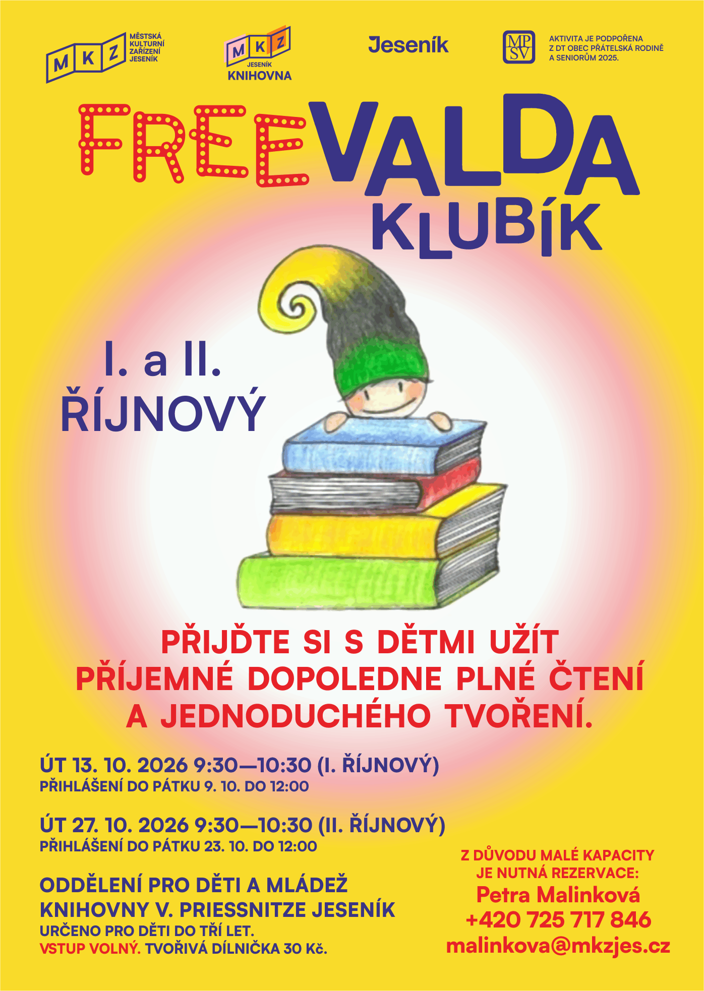 FreeVALDA KLUBÍK (I. ŘÍJNOVÝ)