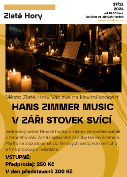 KONCERT HANS ZIMMER MUSIC V ZÁŘI STOVEK SVÍCÍ