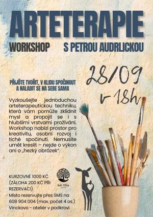 WORKSHOP ARTETERAPIE S PETROU AUDRLICKOU