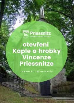 OTEVŘENÍ KAPLE A HROBKY VINCENZE PRIESSNITZE