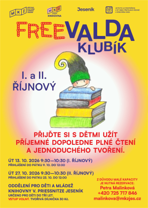 FreeVALDA KLUBÍK (I. ŘÍJNOVÝ)